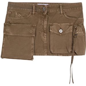 The Attico, Dames, Rokken, Bruin, Maat: W27 Denim,