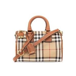 Burberry Bowling Mini handbag , Beige , Dames , Maat: ONE Size