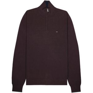 Eden Park, Heren, Truien, Bruin, Maat: 3XL Wol,