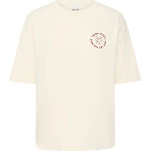 ICHI - IHNABINO - Shirt - Lichtbeige/Rood