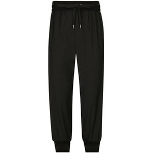 Dolce & Gabbana, Heren, Broeken, Zwart, Maat: L