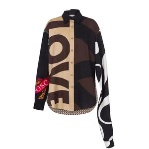 Moschino, Dames, Blouses & Shirts, Veelkleurig, Maat: XS