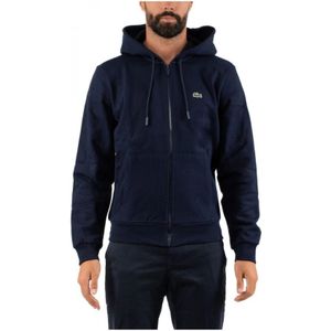 Lacoste, Heren, Sweatshirts & Hoodies, Blauw, Maat: XS