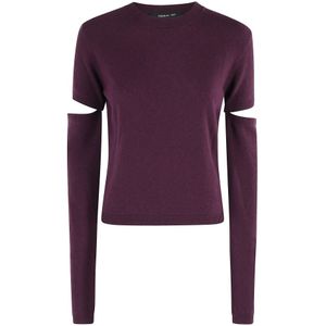 Federica Tosi, Dames, Truien, Paars, Maat: 2XS