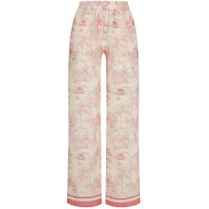 Nicowa, Dames, Broeken, Roze, Maat: XS Katoen,