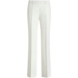 Etro, Dames, Broeken, Wit, Maat: L Leer,