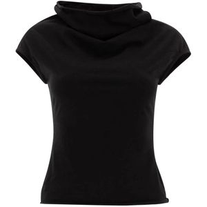 Rick Owens, Dames, Blouses & Shirts, Zwart, Maat: XS Jersey,