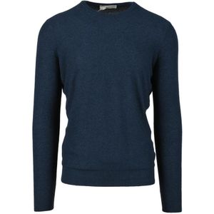 Filippo De Laurentiis, Heren, Truien, Blauw, Maat: L Katoen,
