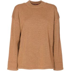 Max Mara Studio, Dames, Truien, Bruin, Maat: S