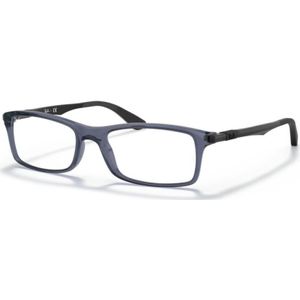 Ray-Ban - RX7017 - Optische Monturen - Blauw Transparant - Geïnjecteerd