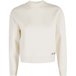 A.p.c., Dames, Truien, Beige, Maat: S