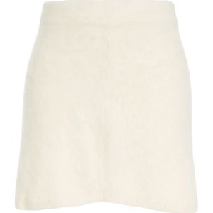 Soft Goat, Dames, Rokken, Wit, Maat: M Nylon,