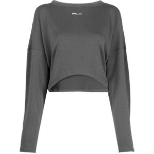 Ralph Lauren, Dames, Tops, Grijs, Maat: L Katoen,