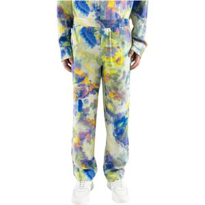 Msgm, Heren, Broeken, Blauw, Maat: M