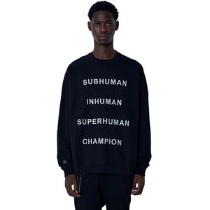 Rick Owens, Heren, Sweatshirts & Hoodies, Zwart, Maat: XS Katoen,