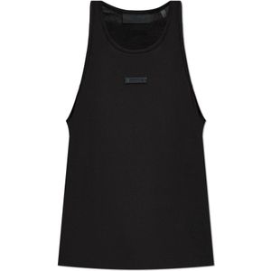 Fear Of God, Dames, Tops, Zwart, Maat: 2XS Katoen,