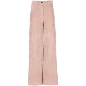 D.Exterior, Dames, Broeken, Roze, Maat: S Corduroy,