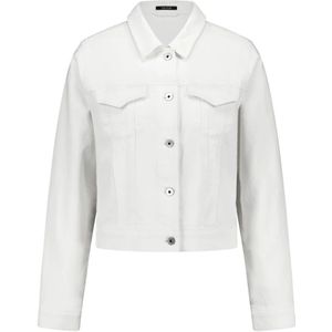 Taifun, Dames, Jassen, Wit, Maat: M Denim,