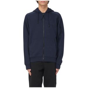 Woolrich, Heren, Sweatshirts & Hoodies, Blauw, Maat: M Wol,