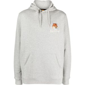 Barbour, Heren, Sweatshirts & Hoodies, Grijs, Maat: XL Katoen,