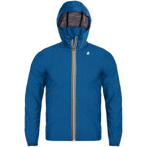 K-Way, Heren, Jassen, Blauw, Maat: S Nylon,