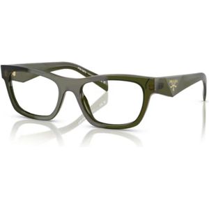 Prada - PR B01V - Sportbril - Groen - Acetaat - Vlinderframe