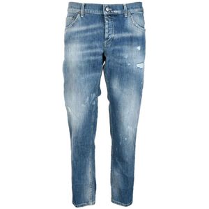 Dondup, Heren, Jeans, Blauw, Maat: W36 Katoen,