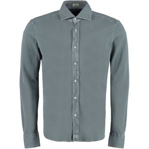 Sonrisa, Heren, Overhemden, Groen, Maat: M Katoen,
