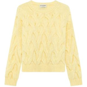 Roy Roger's, Dames, Truien, Geel, Maat: XS Wol,