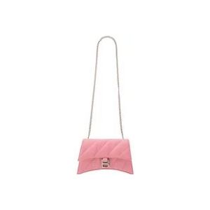 Balenciaga ‘Crush’ portemonnee aan ketting , Pink , Dames , Maat: ONE Size