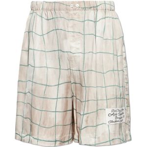 Acne Studios, Heren, Korte broeken, Beige, Maat: M Viscose,