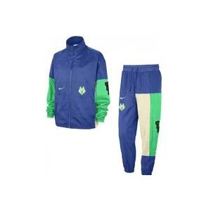 Nike NBA City Edition Tracksuit , Blue , Heren , Maat: L