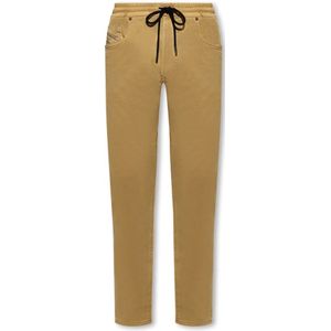 Diesel, Heren, Broeken, Beige, Maat: W26 Katoen,