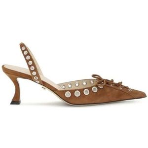 Mach & Mach, Dames, Schoenen, Bruin, Maat: 38 EU Suède,