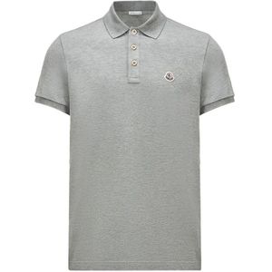 Moncler, Heren, Tops, Grijs, Maat: 3XL Katoen,