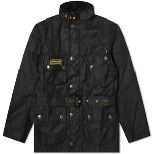 Barbour, Heren, Jassen, Zwart, Maat: S Katoen,