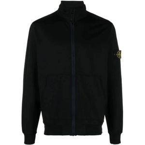 Stone Island, Heren, Sweatshirts & Hoodies, Zwart, Maat: XL