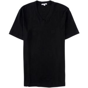 James Perse, Heren, Tops, Zwart, Maat: S Katoen,