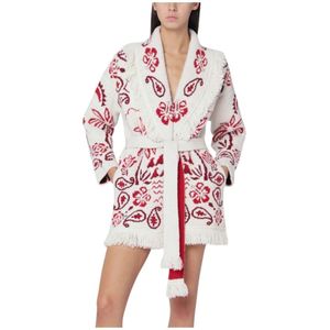 Alanui, Dames, Truien, Wit, Maat: XS Wol,