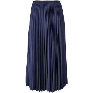 Lacoste, Dames, Rokken, Blauw, Maat: XL Poliester,