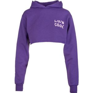 Livincool, Dames, Sweatshirts & Hoodies, Paars, Maat: S