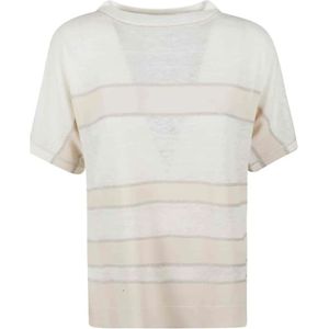 D.Exterior, Dames, Tops, Beige, Maat: L