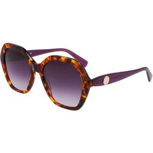 LONGCHAMP - LO759S 502 - Zonnebril - Altviool - Acetaat