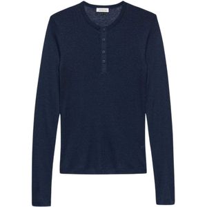 Alchemist, Dames, Tops, Blauw, Maat: S Linnen,