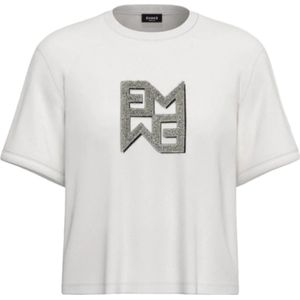 Emme DI Marella, Dames, Tops, Wit, Maat: S Katoen,