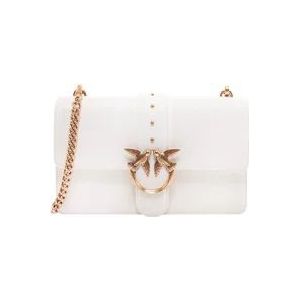 Pinko Women Bags Shoulder Bag White Ss23 , White , Dames , Maat: ONE Size