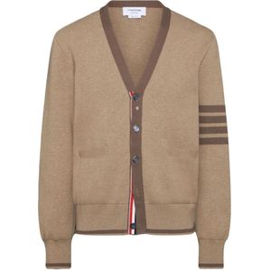 Thom Browne, Heren, Truien, Beige, Maat: XL