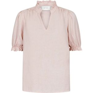 Neo Noir, Dames, Blouses & Shirts, Roze, Maat: S Katoen,