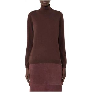 Weekend, Dames, Truien, Bruin, Maat: M Zijde,