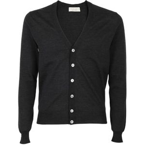 Filippo De Laurentiis, Heren, Truien, Grijs, Maat: L